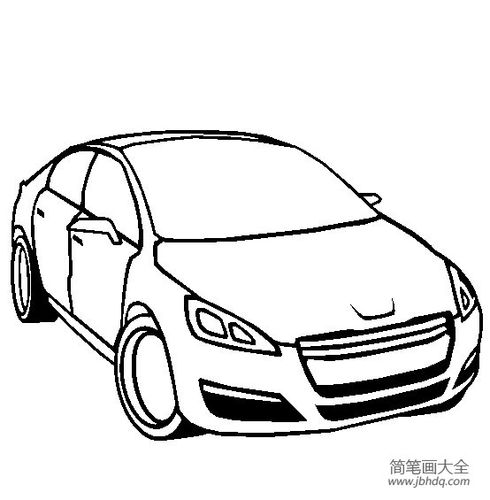 月兔简笔画简笔画图片|小汽车简笔画,标致简笔画图片