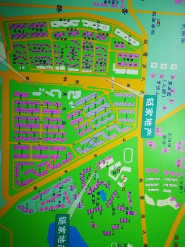 小区整体分布图,蓝色圈圈是想购买大概的位置,具体还不知道买哪个楼