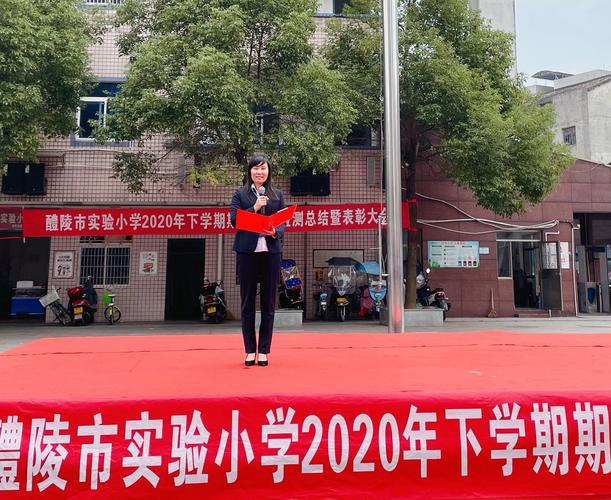 扬风帆再创佳绩,怀梦想砥砺前行——醴陵市实验小学2020年下期中质量