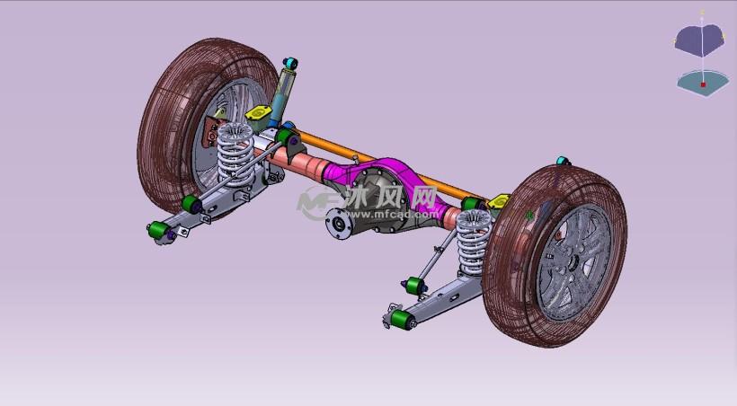 五连杆式非独立悬架五连杆式非独立悬挂 下臂结构加强五连杆式非独立