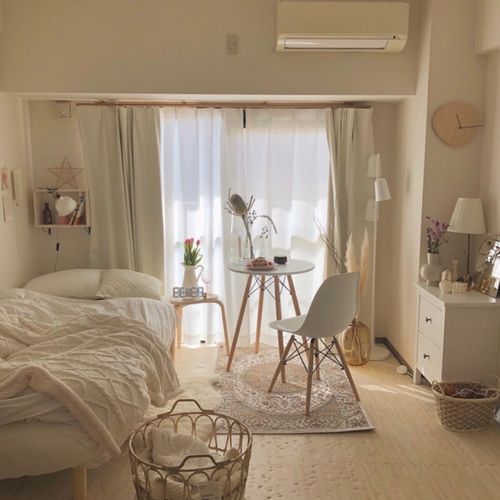 女孩卧室装修风格ins 室内设计/工作间设计/宜家家居/欧式复古/北欧风