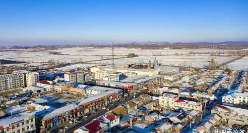 航拍吉林——吉林省舒兰市开原镇