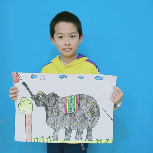 创意绘画《大象》