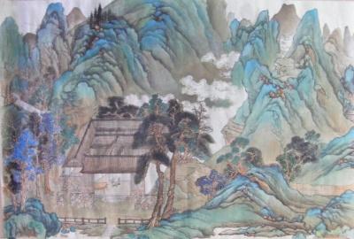 张新 仇英的辋川十景图