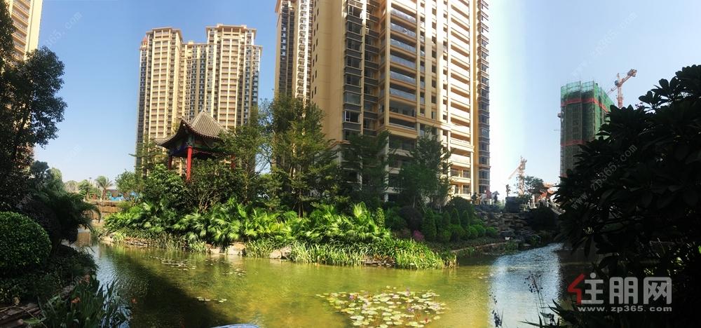 东方巴黎湖岸工程一期准现房二期建到15层园林已景不同境不凡