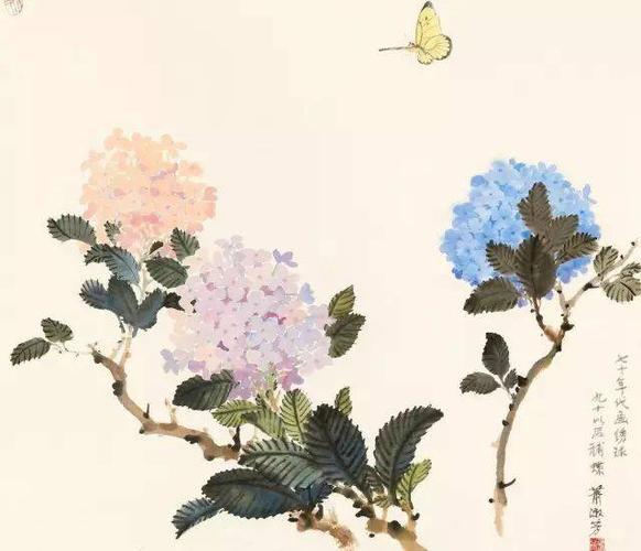 书画| 如何画绣球花