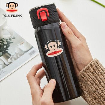 paulfrank水杯,paulfrank保温杯 paul frank/大嘴猴弹跳保温杯便携男女学生可爱大容量316不锈钢定制