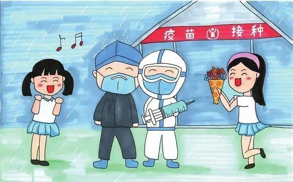 人员和老师们的帮助之下,同学们都主动做核酸检测,积极参与接种疫苗