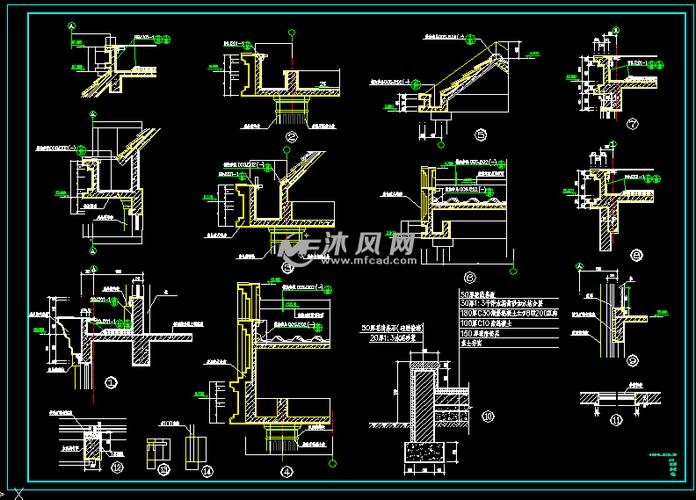 檐口制作大样图