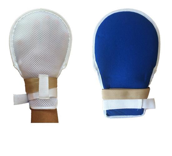 防拔管约束手套 老人防抓挠手腕固定约束带 防自伤内嵌软板带绑绳