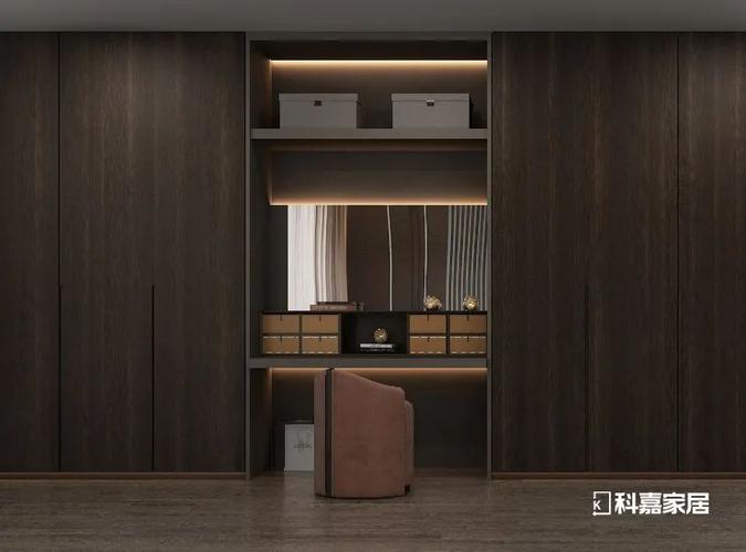 科嘉家居极简风格全屋定制烟熏橡木系列图片