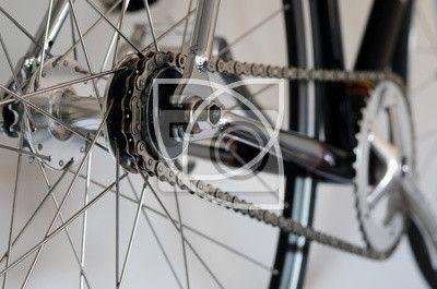 bike cassette on the wheel