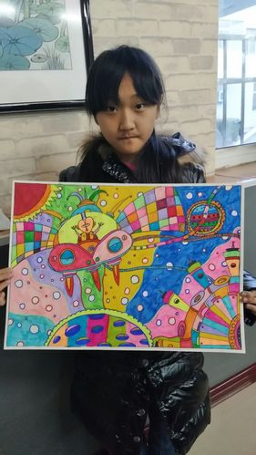 "紫园画室"2017年大班彩笔画集(一)