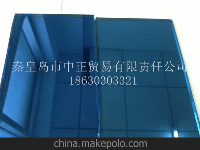 6mm福特蓝镀膜玻璃 在线定做尺寸 浮法玻璃 _镀膜玻璃