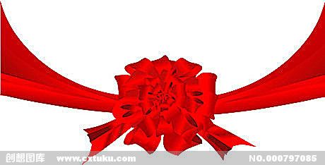 红绸花简笔画