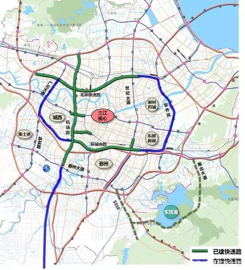广德湖高架是时候重启了!宁波市区新建一条纵向高架不