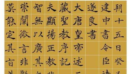 楷书书法学习陈忠建示范褚遂良雁塔圣教序临摹教学视频015