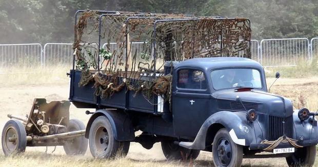 第二次世界大战德国军用卡车知多少 欧宝担任主力 奔驰等充当辅助