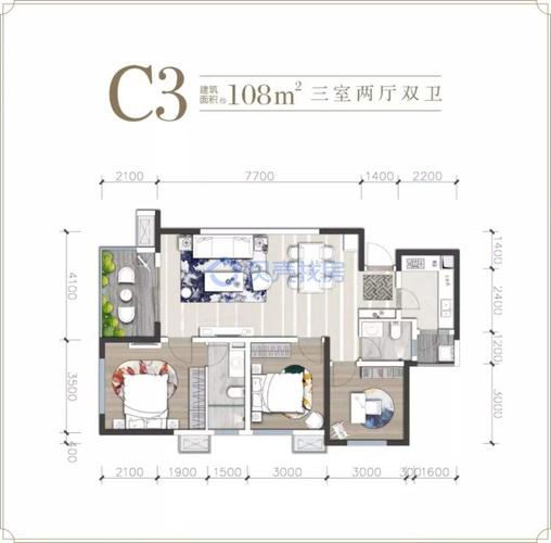 【隆生·誉峰_绵阳隆生·誉峰楼盘】户型图|房型图