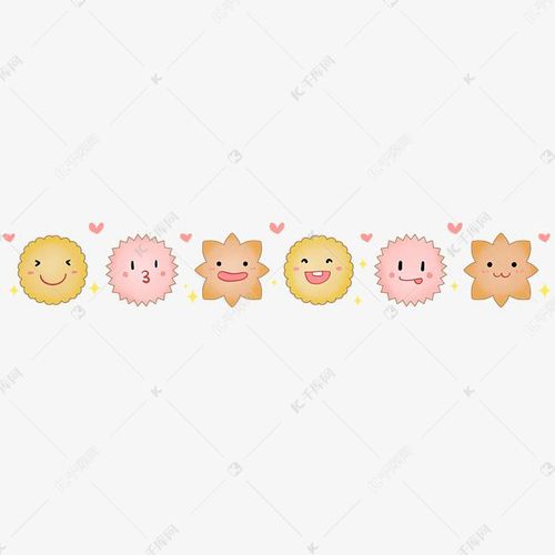 卡通小表情分割线