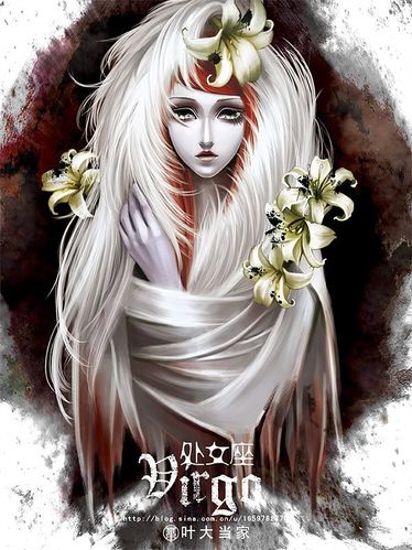 黑暗系十二星座插画完整篇