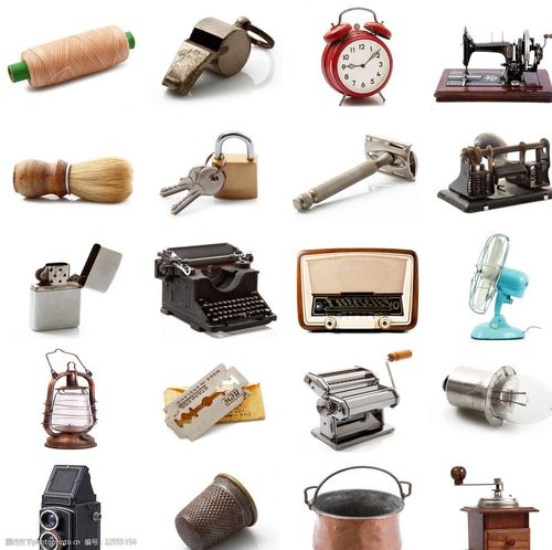 复古九十年代生活用品高清