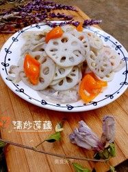 清炒莲藕