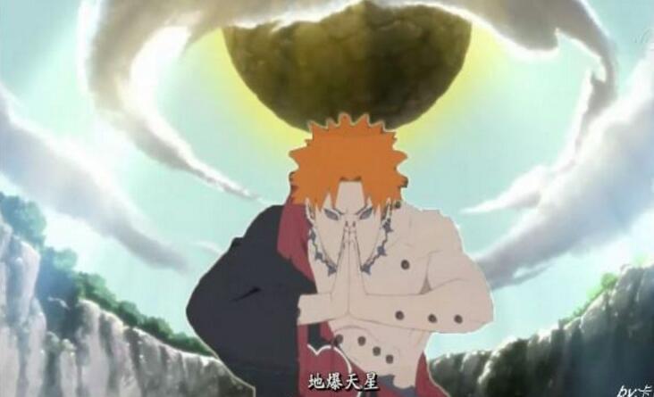 火影忍者:5次地爆天星,佐助和佩恩哪个更强?1个细节看