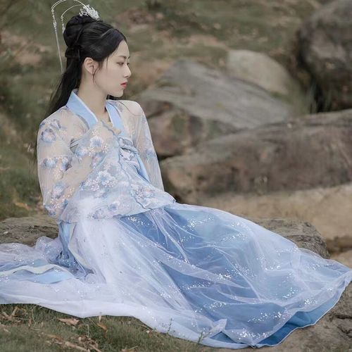 花神赋苍海赋汉服女春装学生改良齐胸襦裙公主中国风古装古风超仙