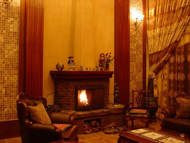 别墅壁炉