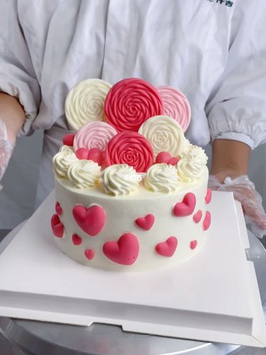 心花怒放 巧克力插件蛋糕_蛋糕_巧克力_玫瑰花_情人节