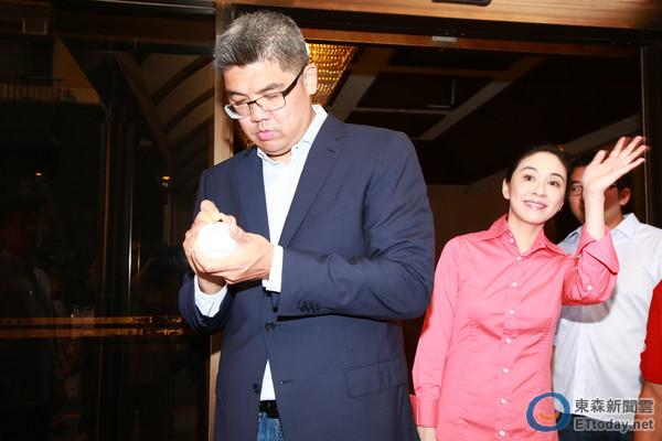 连胜文与妻子蔡依珊(资料照/记者黄克翔摄)