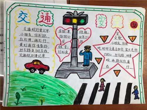 小学生出行路线图手抄报 小学生手抄报