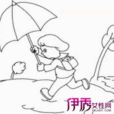 幼儿的友爱相处简笔画