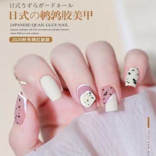 购客网红流行新款 鹌鹑蛋壳指甲油胶2021年新色万能斑点光疗胶美甲