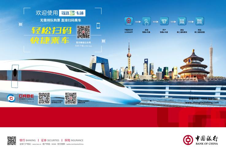 "一码在手,畅行无阻"——中国银行12306"铁路e卡通"助力美好出行