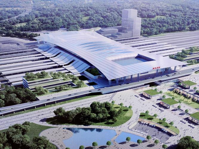 南充火车北站新规划南北广场 8台18线 场站6万平米