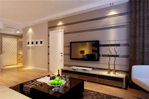 24款别人家的电视背景墙 简约美艳一步到位(图)