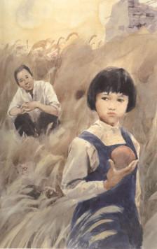 《城南旧事》插图欣赏(关维兴版 )8. "我来找球.
