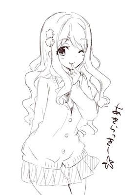 二次元人物简笔画