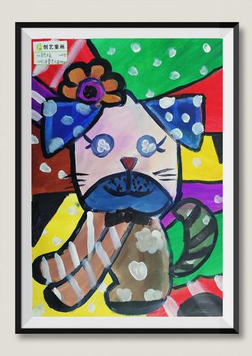 《新波普艺术宠物画》