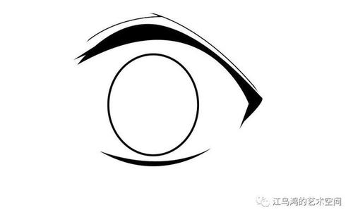 简单教你怎么画动漫人物的眼睛