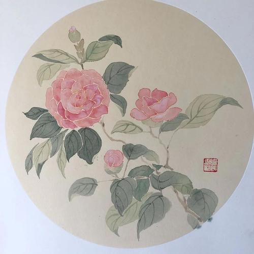 【国画教程】卫敏老师没骨花卉画法示范(萱草花)