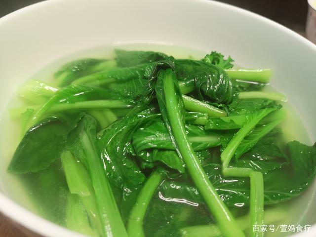 白水煮青菜,清热解毒舒肝明目