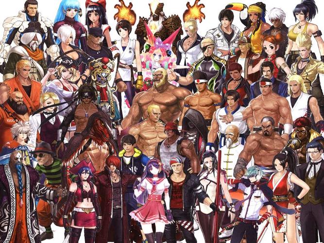 的画风中我们可以看出这位大师对人物性格的掌握,非常完美   拳皇xii