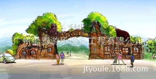 【戏水池】水上游乐园门头设计|公园门头制作|乐园门头