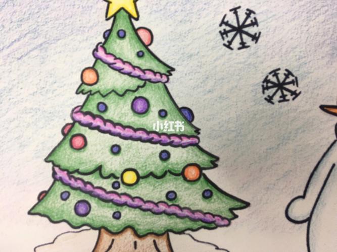 儿童画简笔画彩铅画(10) 圣诞节要来啦 ( 6106ω6107 )77