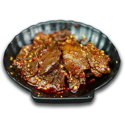 购客新香辣大片牛肉孕妇可食湖南特产小吃零食即食卤牛肉熟食真空下酒