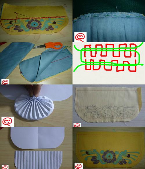 来源于慕容正成手工————腰圆形抽绳荷包制作教程 http://tieba.