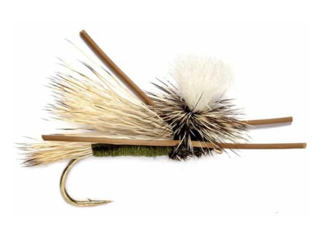 用途鱼饵,较大的尺寸可以模仿料斗或石蝇,而较小的版本模仿caddisfly